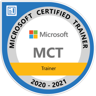 Microsoft Certified Trainer 2020-2021