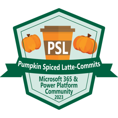 PSL Latte-Commits Contributor 2023 - Microsoft 365 & Power Platform Community